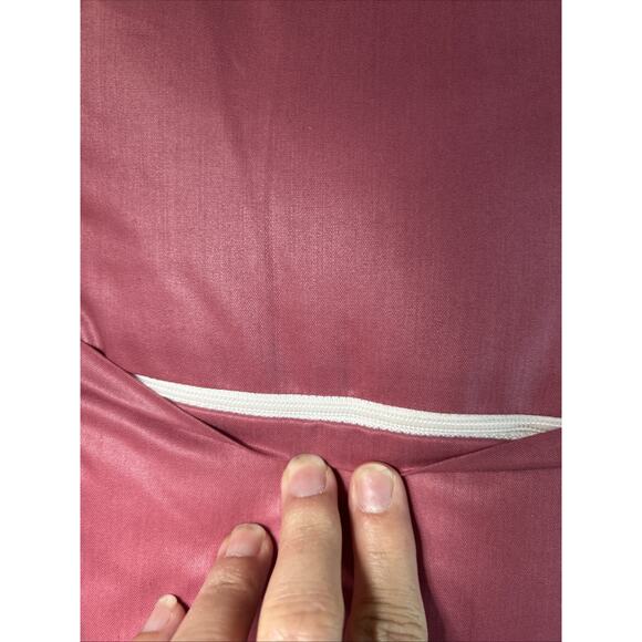 VTG Lace And Ruffle Sateen Back Doily Throw Pillow Cottage Core Boho Granny - Picture 6 of 6